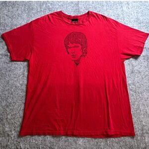 Bruce Lee Graphic T Shirt Mens XXL Red Concord Moon Universal Studios